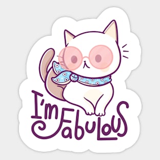 I'm Fabulous Sticker